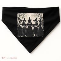 Girls Will Be Girls Halloween Witch USA-Made Doggie Bandana thumb 0