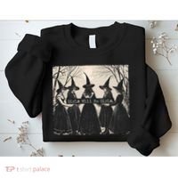 Girls Will Be Girls Halloween Witch Sweatshirt thumb 2