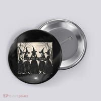Girls Will Be Girls Halloween Witch Button thumb 0