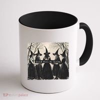 Girls Will Be Girls Halloween Witch Coffee Mug thumb 1