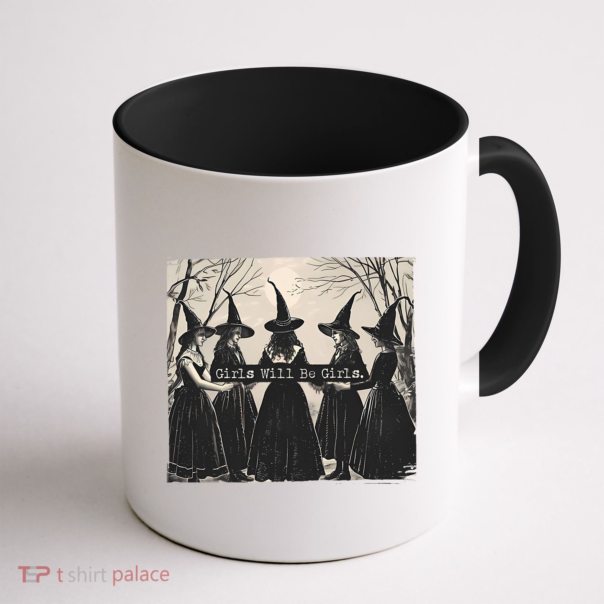 Girls Will Be Girls Halloween Witch Coffee Mug