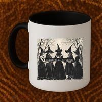 Girls Will Be Girls Halloween Witch Coffee Mug thumb 2