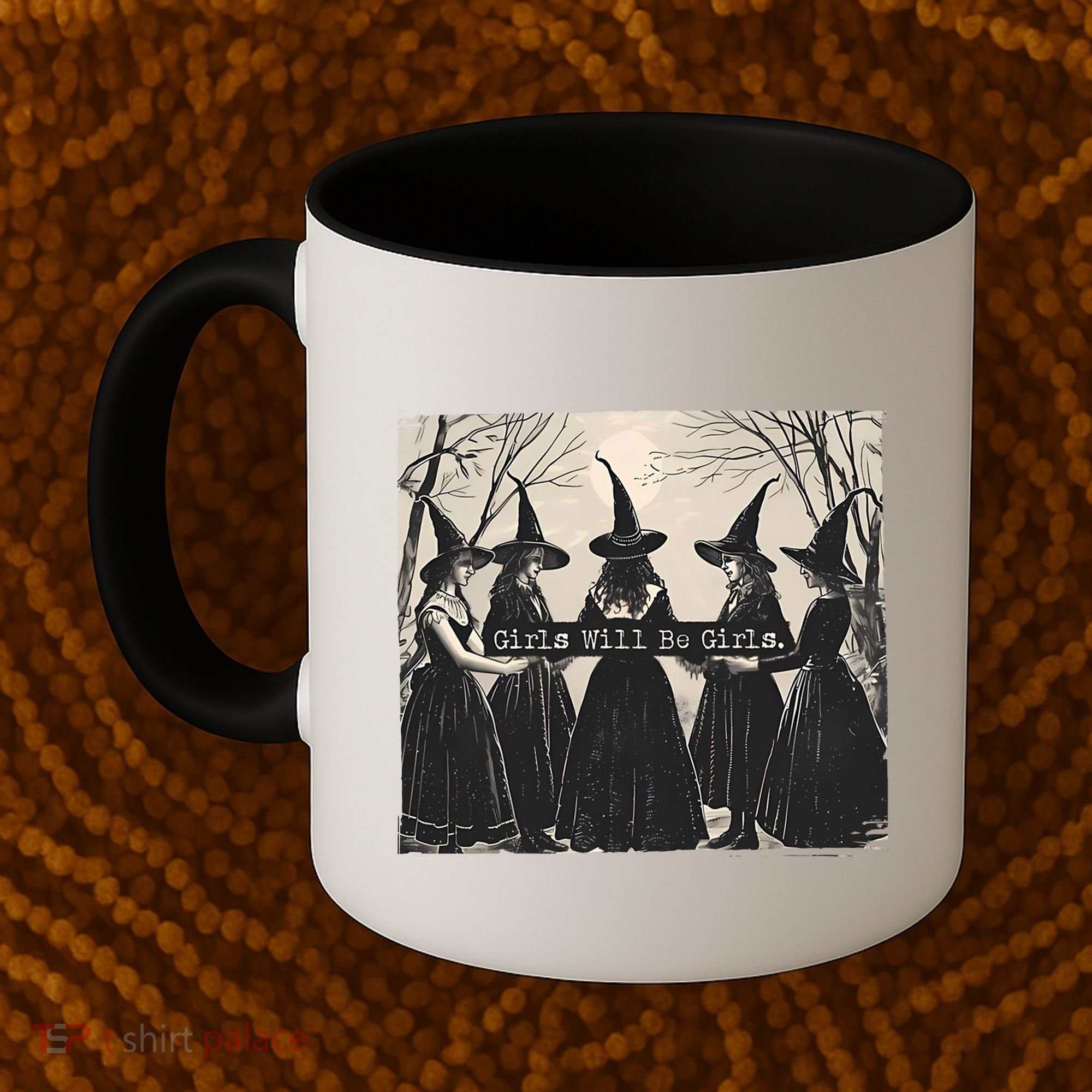Girls Will Be Girls Halloween Witch Coffee Mug