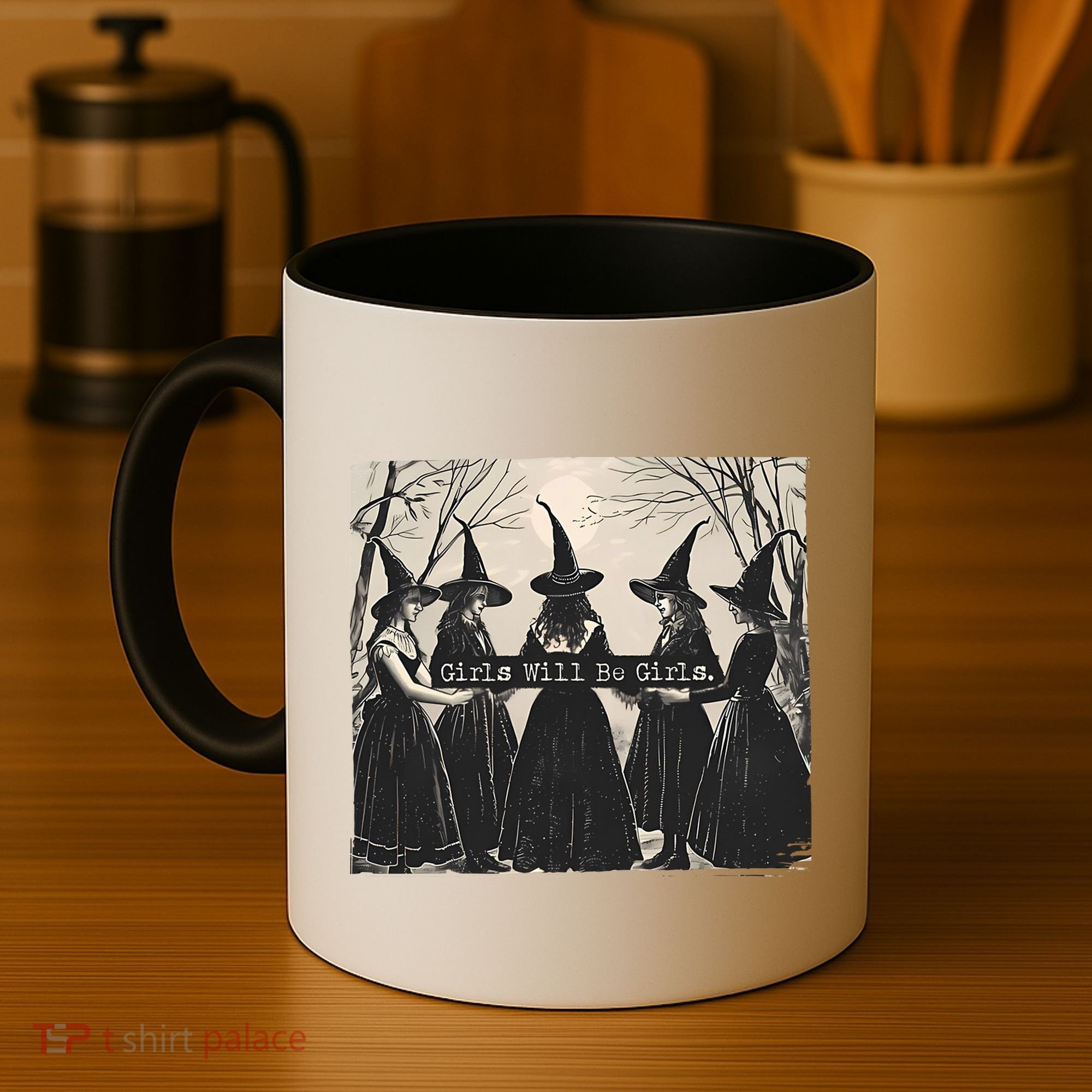 Girls Will Be Girls Halloween Witch Coffee Mug