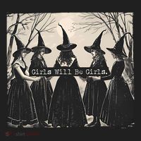 Girls Will Be Girls Halloween Witch Beanie thumb 2