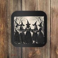Girls Will Be Girls Halloween Witch Coaster thumb 0