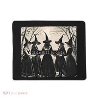 Girls Will Be Girls Halloween Witch Mousepad thumb 0