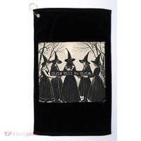 Girls Will Be Girls Halloween Witch Golf Towel thumb 0
