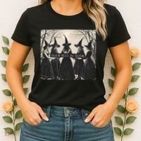 Girls Will Be Girls Halloween Witch Women's T-Shirt thumb 2