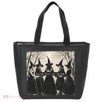 Girls Will Be Girls Halloween Witch Tote Bag thumb 0