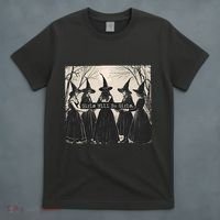 Girls Will Be Girls Halloween Witch T-Shirt thumb 4