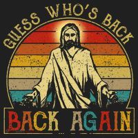 Guess Whos Back Jesus Easter Funny Religious Women's Sweatshirt thumb 2