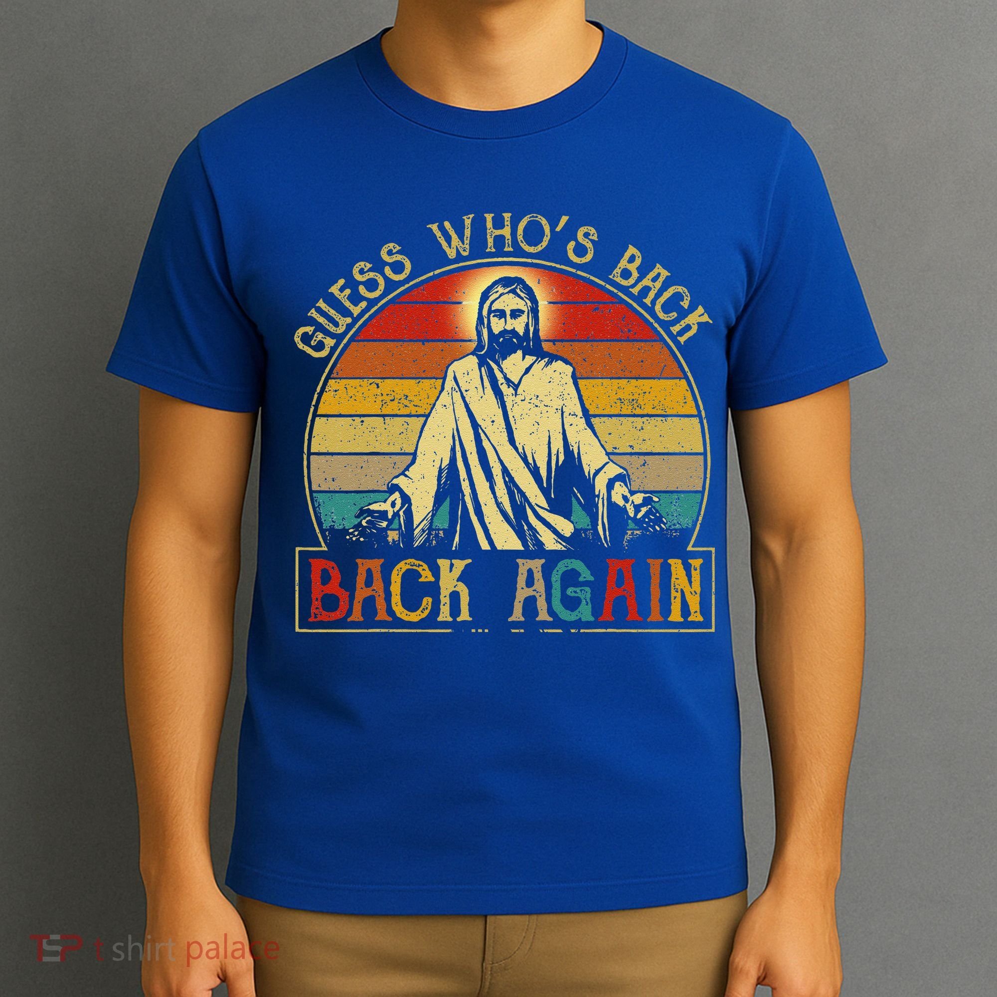 Guess Whos Back Jesus Easter Funny Religious T-Shirt