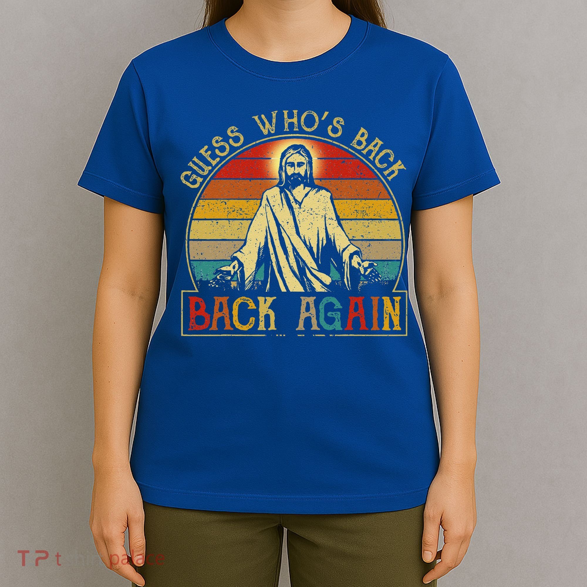 Guess Whos Back Jesus Easter Funny Religious T-Shirt