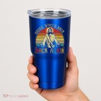 Guess Whos Back Jesus Easter Funny Religious Tumbler thumb 2