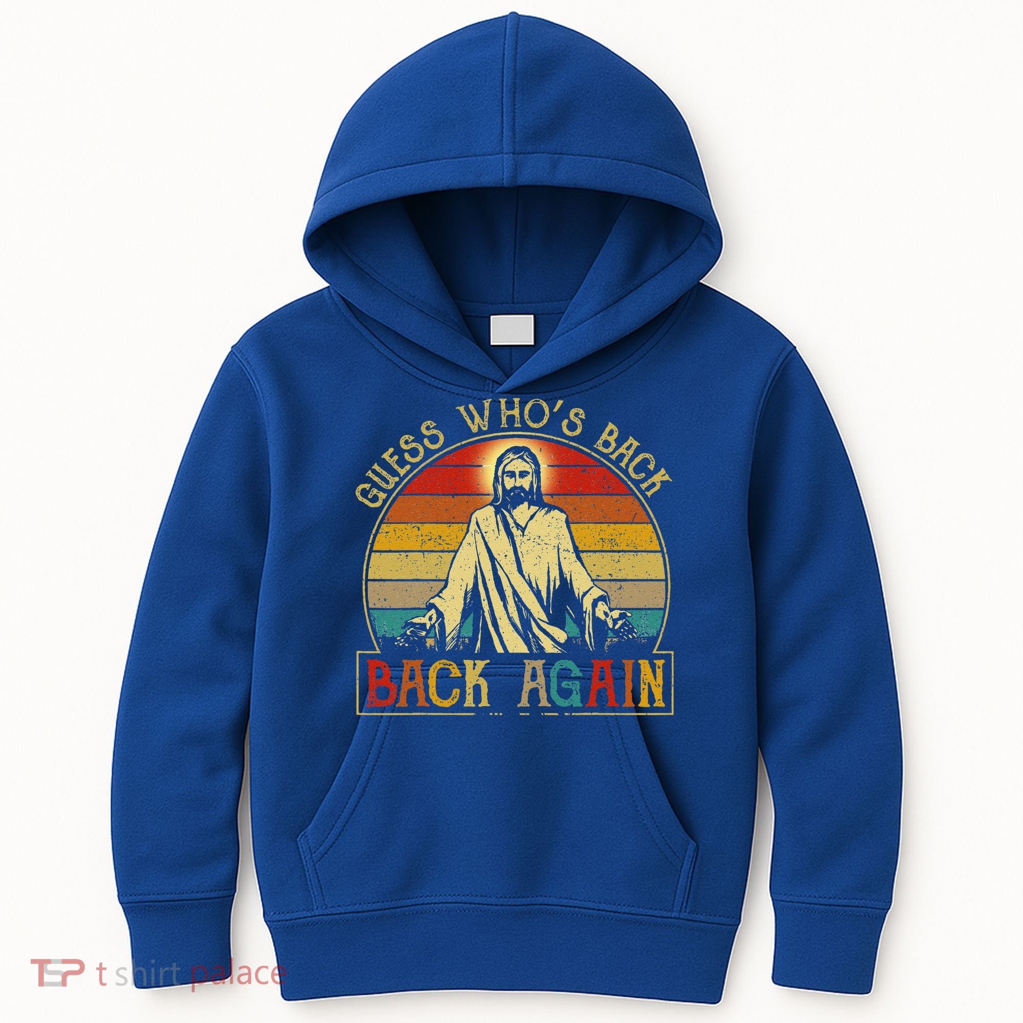 Guess Whos Back Jesus Easter Funny Religious Kids Hoodie