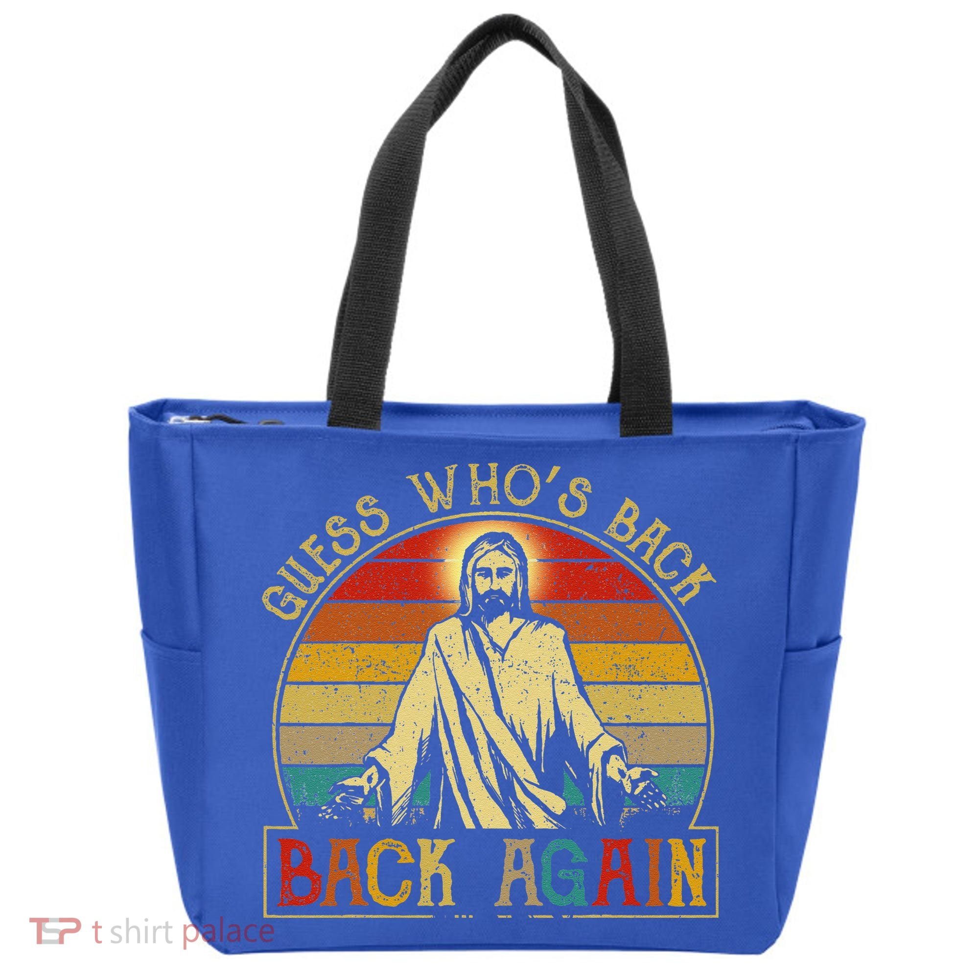 Guess Whos Back Jesus Easter Funny Religious Tote Bag