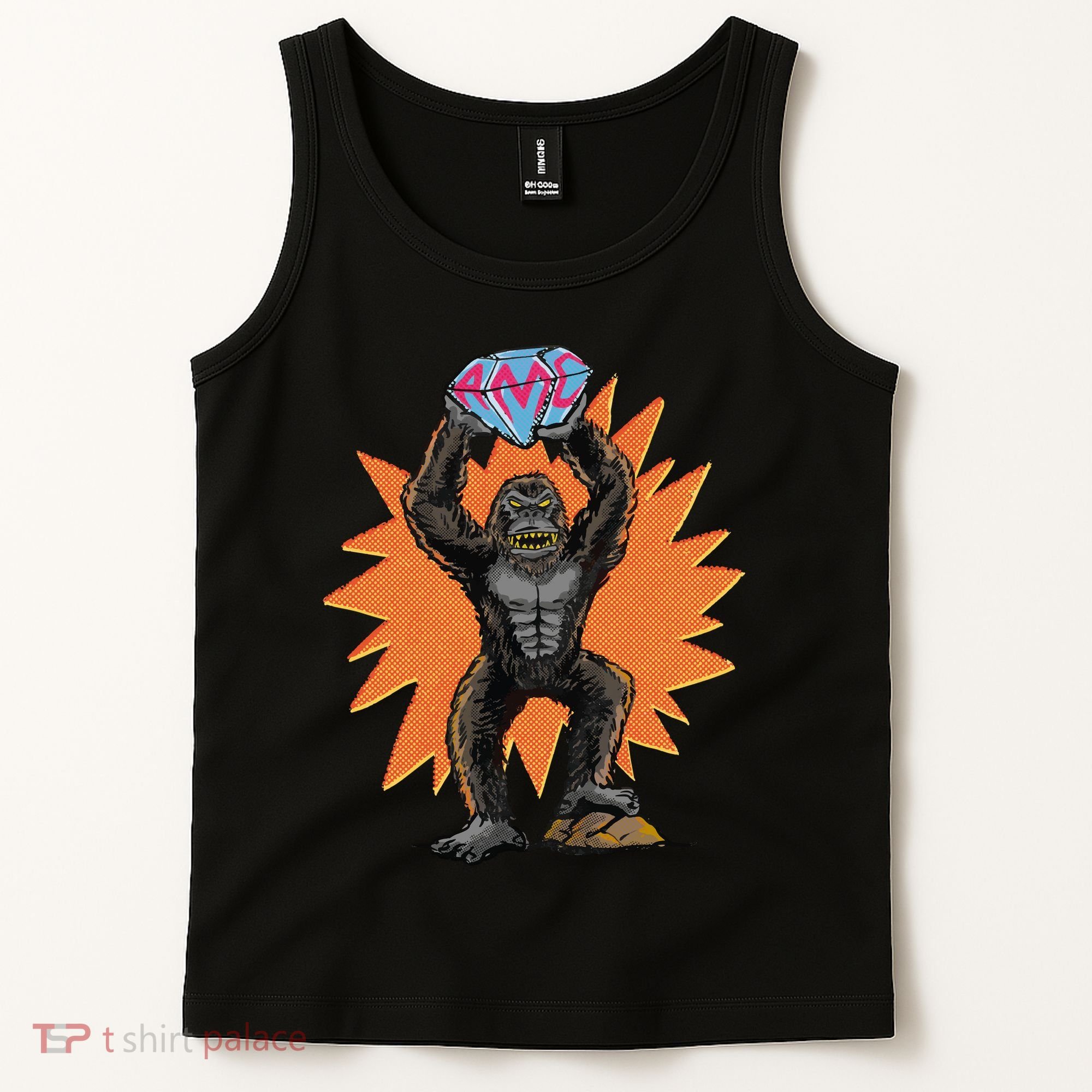 Gorilla With Big Diamond Tank Top