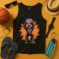 Gorilla With Big Diamond Tank Top thumb 4