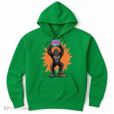 Gorilla With Big Diamond Hoodie