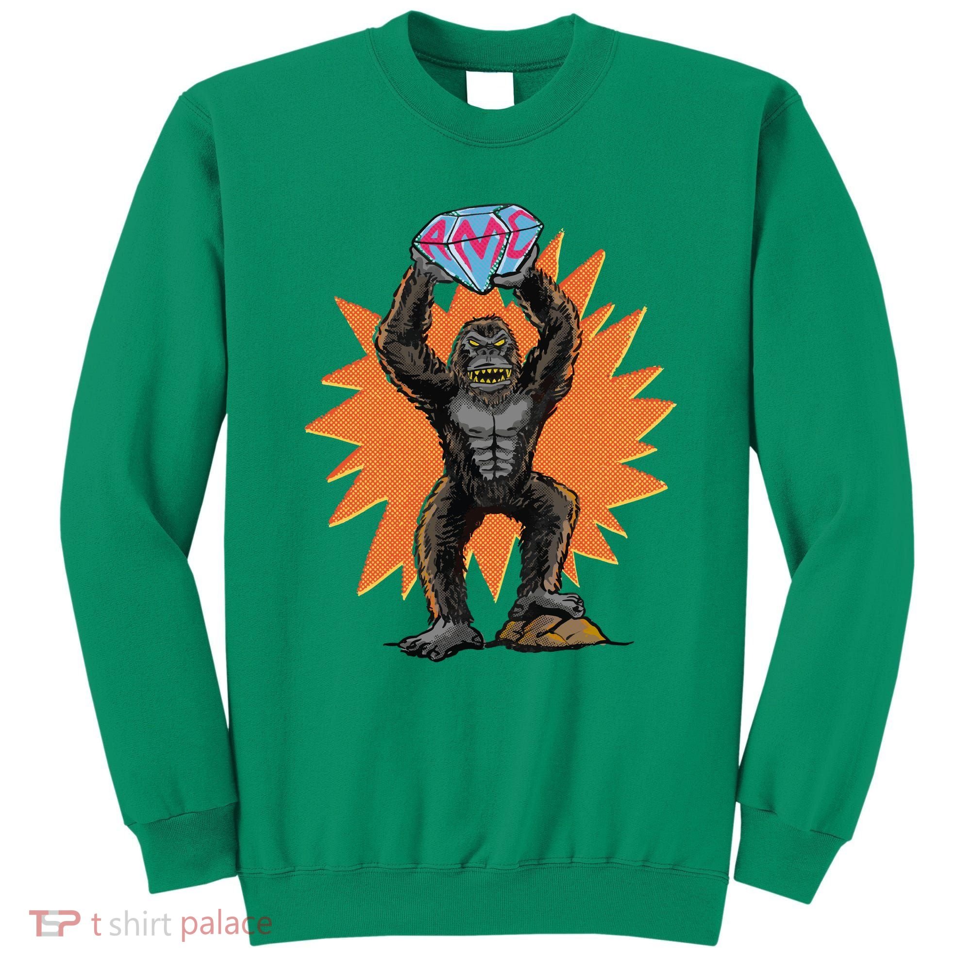 Gorilla With Big Diamond Sweatshirt