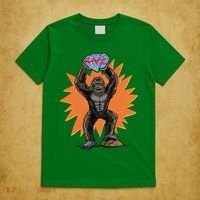 Gorilla With Big Diamond T-Shirt thumb 5