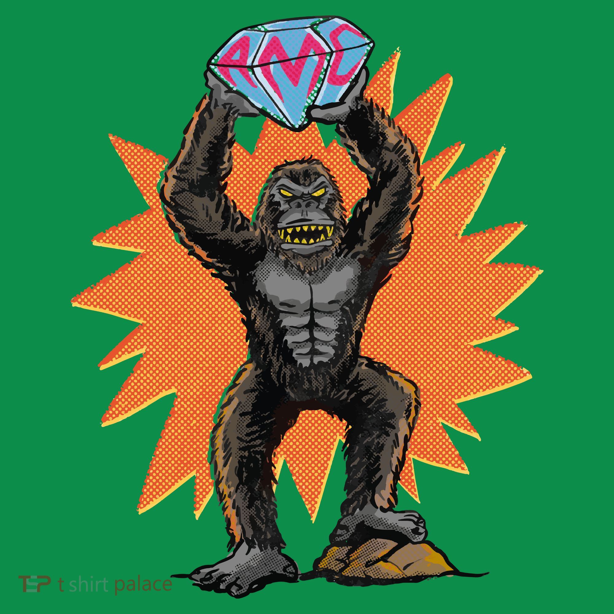 Gorilla With Big Diamond Toddler T-Shirt