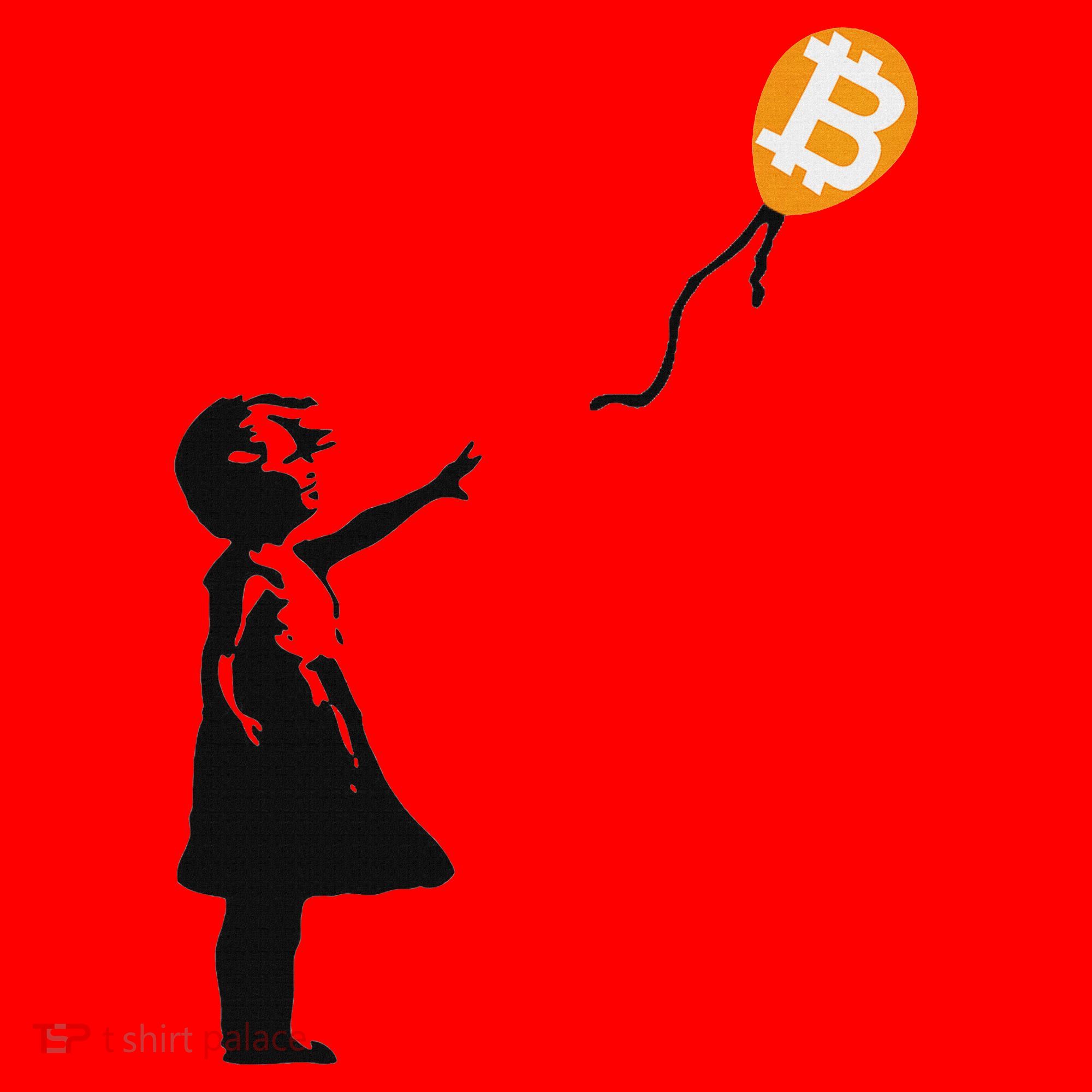 Girl With Btc Balloon Crypto Bitcoin For Cypherpunks Santa Hat
