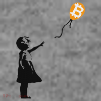 Girl With Btc Balloon Crypto Bitcoin For Cypherpunks Toddler Hoodie thumb 2