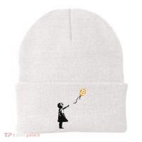 Girl With Btc Balloon Crypto Bitcoin For Cypherpunks Beanie thumb 0