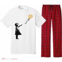 Girl With Btc Balloon Crypto Bitcoin For Cypherpunks Pajama Set thumb 0