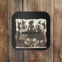 Girl Will Be Girl Funny Witch Witchy Vibes Halloween Coaster thumb 0