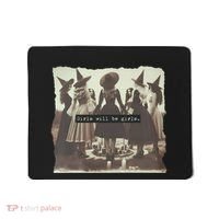 Girl Will Be Girl Funny Witch Witchy Vibes Halloween Mousepad thumb 0