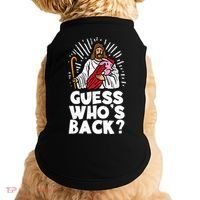 Guess Whos Back Jesus Easter Funny Religious Doggie Tank thumb 0