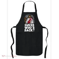 Guess Whos Back Jesus Easter Funny Religious Apron thumb 0