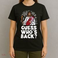 Guess Whos Back Jesus Easter Funny Religious T-Shirt thumb 4