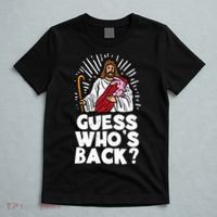Guess Whos Back Jesus Easter Funny Religious T-Shirt thumb 5