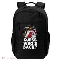 Guess Whos Back Jesus Easter Funny Religious Backpack thumb 0