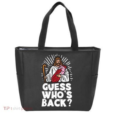 Guess Whos Back Jesus Easter Funny Religious Tote Bag