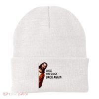 Guess Who's Back Back Again Easter Jesus Christian Gifts Beanie thumb 0