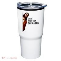 Guess Who's Back Back Again Easter Jesus Christian Gifts Tumbler thumb 0