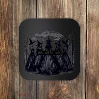 Girl Will Be Girl Witch Halloween Funny Witchy Vibes Coaster thumb 0