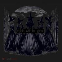 Girl Will Be Girl Witch Halloween Funny Witchy Vibes Coaster thumb 2