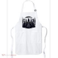 Girl Will Be Girl Witch Halloween Funny Witchy Vibes Apron thumb 0