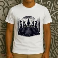 Girl Will Be Girl Witch Halloween Funny Witchy Vibes T-Shirt thumb 3