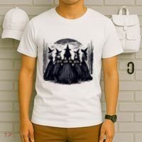 Girl Will Be Girl Witch Halloween Funny Witchy Vibes T-Shirt thumb 6
