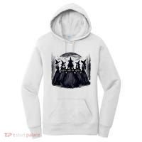 Girl Will Be Girl Witch Halloween Funny Witchy Vibes Women's Hoodie thumb 0
