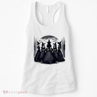 Girl Will Be Girl Witch Halloween Funny Witchy Vibes Women's Tank Top thumb 0