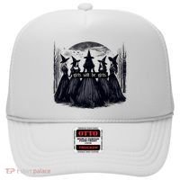 Girl Will Be Girl Witch Halloween Funny Witchy Vibes Hat thumb 0
