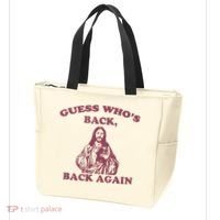 Guess Who's Back? Back Again Happy Easter! Jesus Christ Tote Bag thumb 3